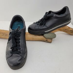 Dolce & gabbana black leather sneakers
